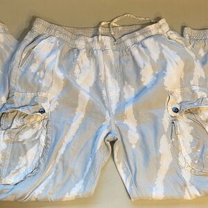 Vintage Havana Blue and White Tie-Dye Joggers
